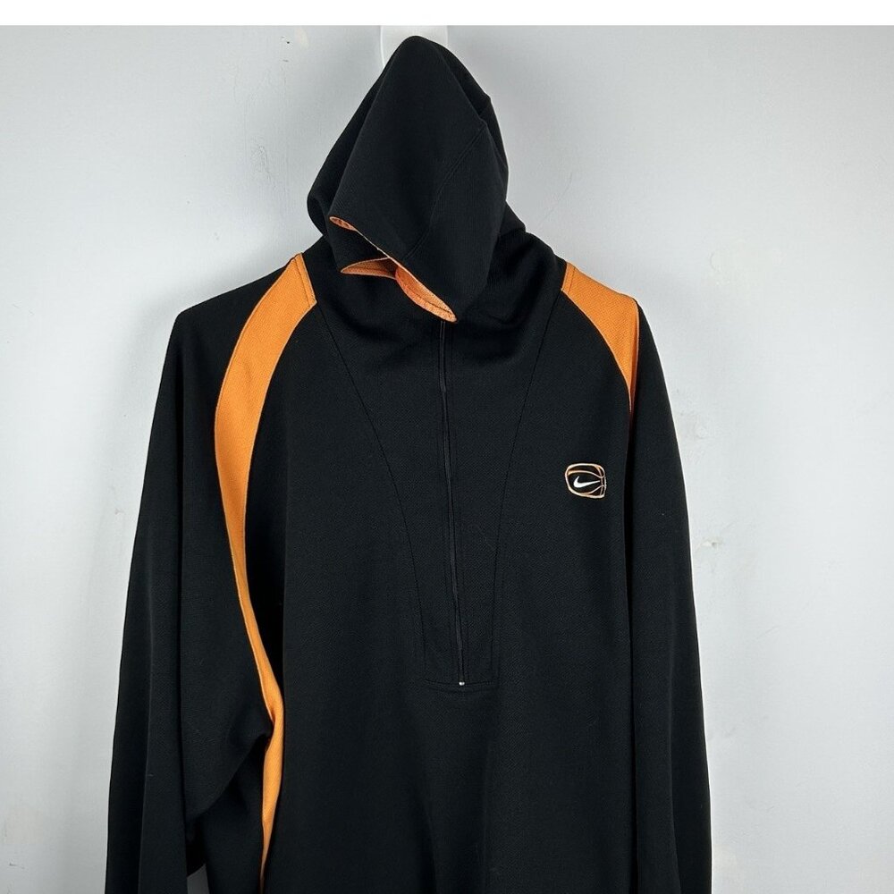 Vintage Nike Sweatshirt Mens 2x Pullover Hoodie Long Sleeve Half Zip Basketball